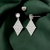 Silver Rhombus Dangles
