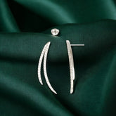 Silver Dazzling Zircon studs