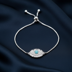 Silver Evil Eye bracelet