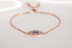 Rosegold Evil Eye bracelet