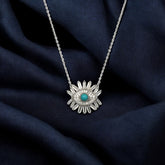 Silver Evil Eye Necklace