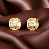 925 Sterling Silver Gold Plated Studs
