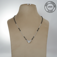 Delicate Drop 925 Sterling Silver Mangalsutra