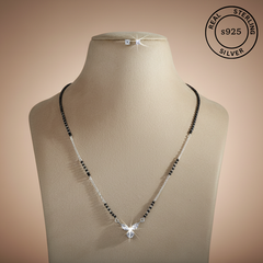 Timeless Leaf 925 Sterling Silver Mangalsutra