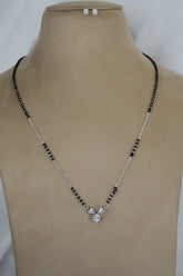 Radiant Zircon 925 Sterling Silver Mangalsutra