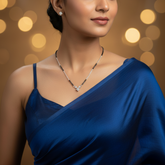 Radiant Zircon 925 Sterling Silver Mangalsutra