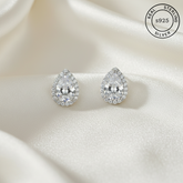 925 Sterling Silver Teardrop Studs
