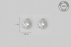 925 Sterling Silver Teardrop Studs