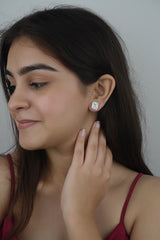 925 Sterling Silver Radiant Sparkle Studs