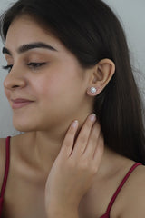 925 Sterling Silver Radiant Blossom Studs