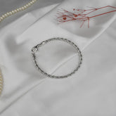 925 Sterling Silver Braided Bracelet