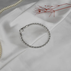 925 Sterling Silver Braided Bracelet