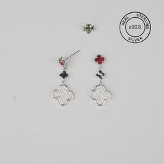 925 Sterling Silver Clove Dangles (Silver)