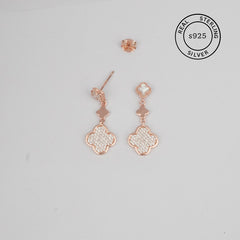 925 Sterling Silver Clove Dangles (Rosegold)