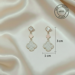 925 Sterling Silver Clove Dangles (Rosegold)