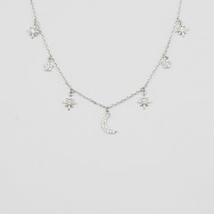925 Sterling Silver Celestial Elegance Necklace