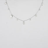 925 Sterling Silver Charm Code Necklace