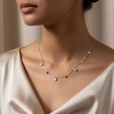 925 Sterling Silver Harmony Hearts Necklace