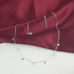 925 Sterling Silver Harmony Hearts Necklace
