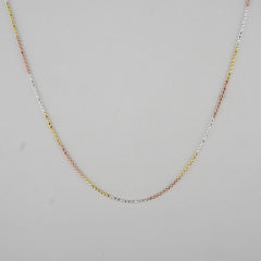 925 Sterling Silver Tricolor Dainty Bead