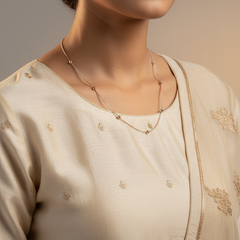 925 Sterling Silver Dual Tone Ball Chain
