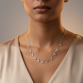 925 Sterling Silver Starlight Charm Necklace