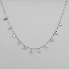 925 Sterling Silver Starlight Charm Necklace