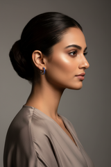 925 Sterling Silver Ocean Spark Hoops
