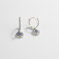 925 Sterling Silver Azure Hoops