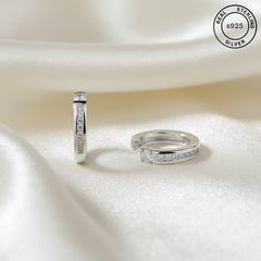 925 Sterling Silver Hoop Earrings