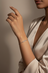 925 Sterling Silver Infinity Bracelet