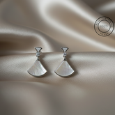 Silver Mother of Pearl Dangles