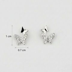 925 Sterling Silver Dual Butterfly