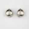 925 Sterling Silver Globe Textured Studs