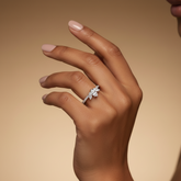 925 Sterling Silver Crowned Princess Ring