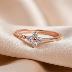 925 Sterling Silver Petal Bloom Ring