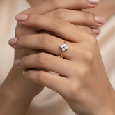 925 Sterling Silver Petal Bloom Ring