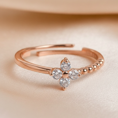 925 Sterling Silver Petal Bloom Ring