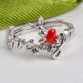 925 Sterling Silver Valentine Ring