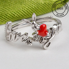 925 Sterling Silver Valentine Ring