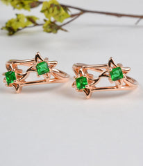 925 Silver Greenscape Toe Rings