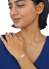 Rosegold Evil Eye bracelet