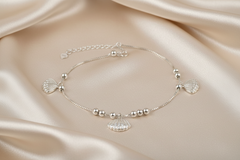 925 Sterling Silver Shell Anklets