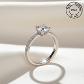 925 Sterling Silver Solitaire Ring