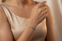 925 Sterling Silver Rainbow Bracelet