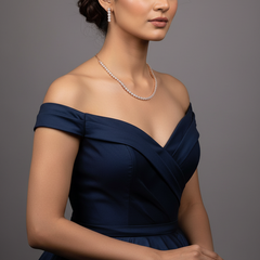 925 Sterling RoseGold Eternal Elegance Necklace Set