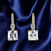 Solitaire 925 Sterling Silver Danglers