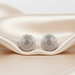 Zircon Love 925 Sterling Silver Studs