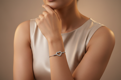 925 Sterling Silver Valentine Bracelet
