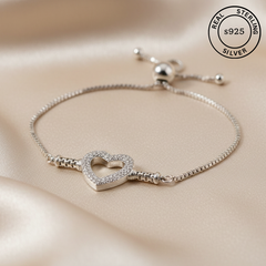 925 Sterling Silver Valentine Bracelet